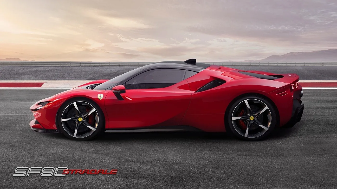 The Sleek Hybrid Supercar: Ferrari SF90 Stradale