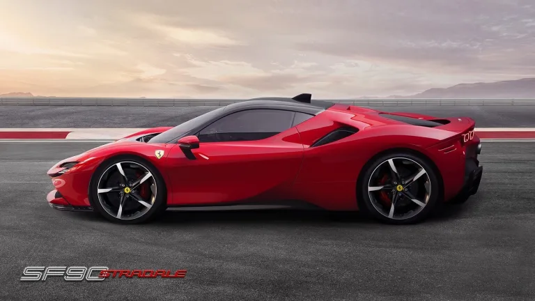 The Sleek Hybrid Supercar: Ferrari SF90 Stradale