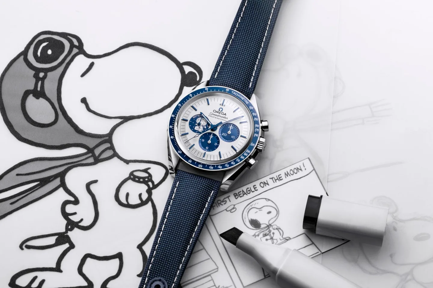 OMEGA launches the Speedmaster “Silver Snoopy Award” 50th Anniversary