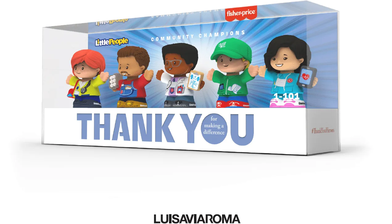 #THANKYOUHEROES BYLITTLE PEOPLE IN SUPPORT OF UNICEF ITALIA
